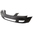 Front Primed Bumper Cover, With Fog Light Holes, CAPA CERTIFIED