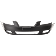 Front Primed Bumper Cover, With Fog Light Holes, CAPA CERTIFIED