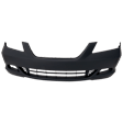 Front Primed Bumper Cover, Touring Model, With Fog Light Holes and Parking Aid Sensor Holes