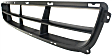 Front, Center Bumper Grille, Textured Black