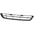 Front, Center Bumper Grille, Textured Black, Sedan