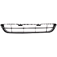 Front, Center Bumper Grille, Textured Black, Sedan