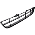 Front, Center Bumper Grille, Textured Black, Sedan