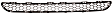Front Bumper Grille, Black