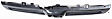 2003-2005 Honda Accord - Grille Assembly, Painted Black Shell and Insert