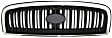 Grille Assembly, Chrome Shell with Painted Black Insert