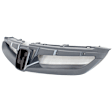 Grille Assembly, Primed Shell and Insert, Sedan, CAPA Certified