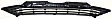 2007 Honda CR-V EX-L - Front, Lower Bumper Grille, Japan Built Vehicle, Textured Black, CAPA Certified