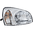 Passenger Side Headlight, with Bulb, Halogen, Clear Lens