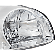 Passenger Side Headlight, with Bulb, Halogen, Clear Lens