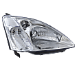 Passenger Side Halogen Headlight, Without bulb(s), OE Replacement, Hatchback