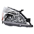 2003-2007 Honda Accord - Passenger Side Headlight, with Bulb, Halogen, Clear Lens