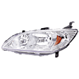 Driver Side Halogen Headlight, Without bulb(s), OE Replacement