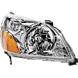 Passenger Side Headlight, without Bulb, Halogen, Clear Lens