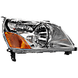 Passenger Side Headlight, without Bulb, Halogen, Clear Lens