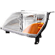 Driver Side Headlight, without Bulb, Halogen, Clear Lens