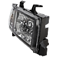 Passenger Side Headlight, without Bulb, Halogen, Clear Lens, 6 Cyl., 3.5L Engine, CAPA Certified