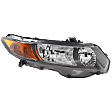 Passenger Side Headlight, with Bulb, Halogen, DX/EX/LX Models, 4 Cyl., 1.8L Engine, Coupe
