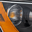 Passenger Side Headlight, with Bulb, Halogen, Clear Lens