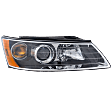 Passenger Side Headlight, with Bulb, Halogen, Clear Lens