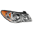 2008 Hyundai Elantra - Passenger Side Halogen Headlight, With bulb(s), OE Replacement