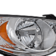 2008 Hyundai Elantra - Passenger Side Halogen Headlight, With bulb(s), OE Replacement