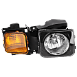 Passenger Side Headlight, with Bulb, Halogen, Clear Lens