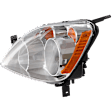 Driver Side Headlight, without Bulb, Halogen, Clear Lens
