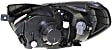 Passenger Side Headlight, with Bulb, Halogen, Clear Lens, GLS Model