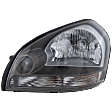 Driver Side Headlight, with Bulb, Halogen, with Clear Turn Signal Light
