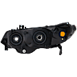 Passenger Side Headlight, without Bulb, Halogen, Si Model, 4 Cyl., 2.0L Engine, Coupe