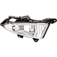 Front, Passenger Side Fog Light, With Bulb, Halogen, 4 Door Sedan, CAPA Certified