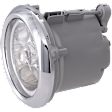 Front, Driver or Passenger Side Halogen Fog Light, With bulb(s)