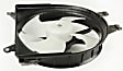 OE Replacement Radiator Fan Passenger Side, Single fan