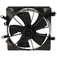 Radiator Fan - Passenger Side, Includes Blade, Motor and Shroud, 4 Cyl., 1.7L Engine, Replaces Denso-Type