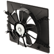 OE Replacement Radiator Fan Driver Side, 3.5L, 6Cyl, Single fan