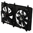 OE Replacement Radiator Fan, 2.4L, 4Cyl, Dual fan