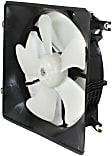 Radiator Fan - Driver Side Fan Blade, Motor and Shroud