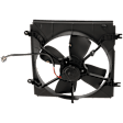 1997-2001 Honda CR-V - Radiator Fan - Passenger Side Fan Blade, Motor and Shroud, 4 Cyl., 2.0L Engine