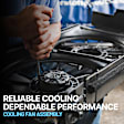 OE Replacement Driver Side Radiator Fan, Single fan