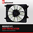 OE Replacement Driver Side Radiator Fan, Single fan