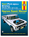 1978 Ford F-100 - Repair Manual - Repair manual, Sold individually