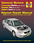 2007 Pontiac G6 - Repair Manual - Repair manual, Sold individually