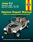 1966 Jeep CJ6 - Repair Manual - Repair manual, Sold individually