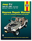 1966 Jeep CJ6 - Repair Manual - Repair manual, Sold individually