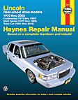 1971 Lincoln Continental - Repair Manual - Repair manual, Sold individually
