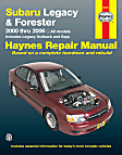 2006 Subaru Legacy - Repair Manual - Repair manual, Sold individually