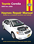 2006 Toyota Corolla - Repair Manual - Repair manual, Sold individually