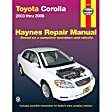 2006 Toyota Corolla - Repair Manual - Repair manual, Sold individually
