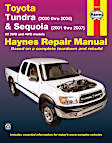 2001 Toyota Sequoia - Repair Manual - Repair manual, Sold individually